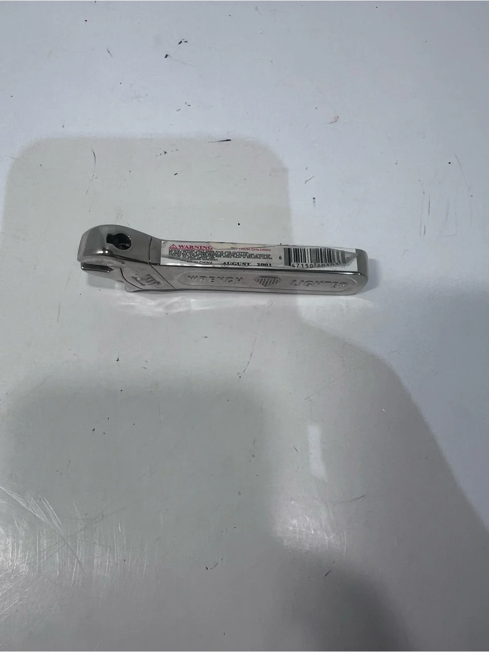 Unlisted Silver Mini Adjustable Wrench lighter